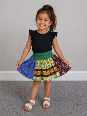 Paint by Numbers by MATILDA JANE skater skirt 4